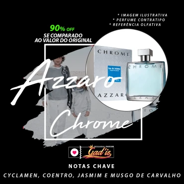 Perfume Similar Gadis 12 Inspirado em Azzaro Chrome  Contratipo